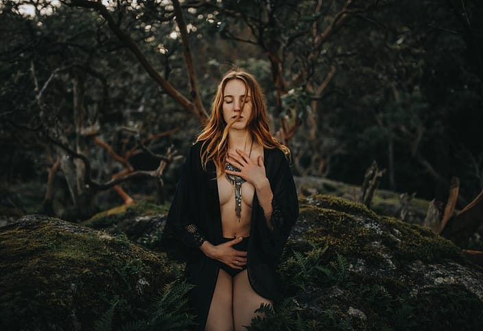 Victoria BC outdoor empowerment boudoir mount doug